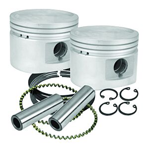 S&S Cycle S&S Cycle 84-99 BT w/ Stock Heads .020in 80in Cast Flat-Topped Replacement Piston Kit - 920-0027