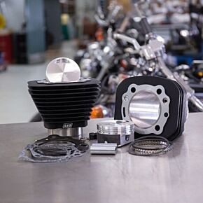 S&S Cycle S&S Cycle 86-21 Sportster Models 1250cc Conversion Kit - Wrinkle Black - 910-0691