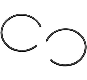 S&S Cycle S&S Cycle .927in Spring Wire Steel Wristpin Keeper C-Clip - 94-9278-S