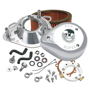 S&S Cycle S&S Cycle 93-06 BT w/ Stock CV Carburetors Teardrop Air Cleaner Kit - 17-0450