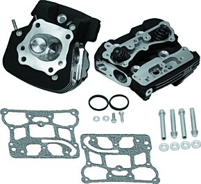 S&S Cycle S&S Cycle 99-05 BT Super Stock 79cc Cylinder Head Kit - Wrinkle Black - 900-0251