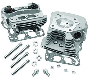 S&S Cycle S&S Cycle 99-05 BT Super Stock 89cc Cylinder Head Kit - Silver - 106-4270