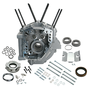 S&S Cycle S&S Cycle 99-06 BT 4-18in Bore Crankcase - Silver - 106-4043A