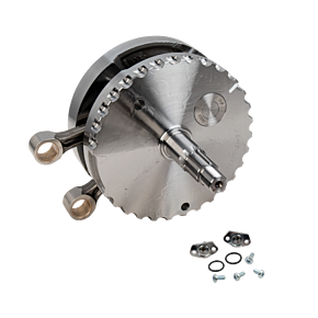 S&S Cycle S&S Cycle 99-06 BT 4-1/8in Stroke Flywheel Assembly w/o Sprocket Shaft Bearing - 320-0417