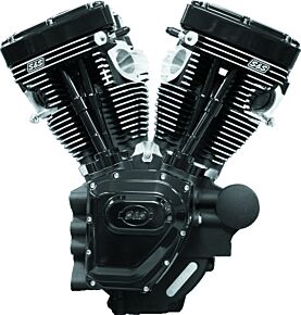 S&S Cycle S&S Cycle 99-06 BT T124 Black Edition Longblock Engine - 640 GE Cams - 310-0831A