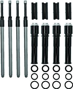 S&S Cycle S&S Cycle 99-17 BT Models Quickee Pushrods w/ Gloss Black Covers - 930-0143