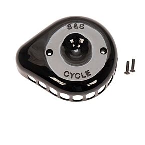 S&S Cycle S&S Cycle Mini Teardrop Air Cleaner Cover For All Stealth Applications - Gloss Black - 170-0366