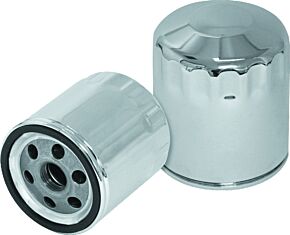 S&S Cycle S&S Cycle Shovelhead Models Oil Filters - Chrome - 12 Pack - 310-0240