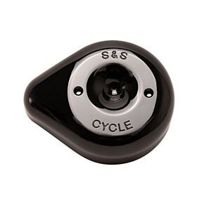 S&S Cycle S&S Cycle Stealth Applications Teardrop Air Cleaner Cover - Gloss Black - 170-0531