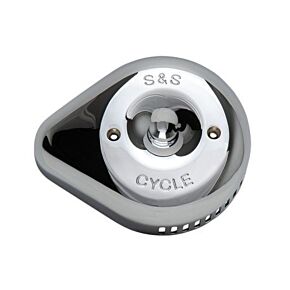 S&S Cycle S&S Cycle Stealth Slasher Teardrop Air Cleaner Cover - Chrome - 170-0532