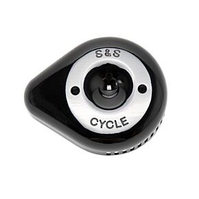S&S Cycle S&S Cycle Stealth Slasher Teardrop Air Cleaner Cover - Gloss Black - 170-0533