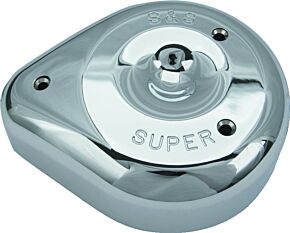 S&S Cycle S&S Cycle Teardrop Chrome Air Cleaner Cover For S&S Super E/G Carbs - 17-0378