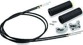 S&S Cycle S&S Cycle Universal 1in Handlebars 2-Cable Throttle Assembly Cable - 48in - 19-0229