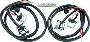 TwinPower TwinPower Twin Power 07-10 FLH FLT FXST FLST FXD XL Chrome Handlebar Switch Kit - 482691