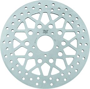 TwinPower TwinPower Twin Power 08-13 FLH FLT 08-16 FLHR 06-17 Dyna Front 11.8 Solid Rotor Mesh Stainless - 666824