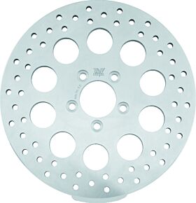 TwinPower TwinPower Twin Power 08-Up FLH FLT Rear 11.8 Solid Rotor W/Holes - 666831