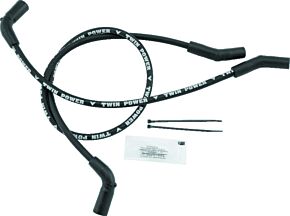 TwinPower TwinPower Twin Power 09-16 FLH FLT Black Ignition Wire Set - 110115