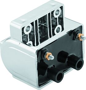 TwinPower TwinPower Twin Power 80-84 Big Twin and XL Ignition Coil Chrome Replaces H-D 31609-80 4 Ohm - 210536