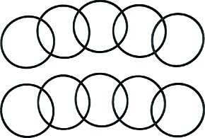 TwinPower TwinPower Twin Power 91-06 Big Twin Exc 06 Dyna Transmission Quad Seal Replaces H-D 12035A 5 Pk - 043290
