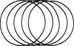 TwinPower TwinPower Twin Power L82-06 Big Twin Exc 06 Dyna Inner Primary O Ring Replaces H-D 11147 5 Pk - 043263