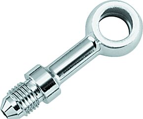 TwinPower TwinPower Twin Power Stainless Brake Fitting 3/8 Inch X AN3 Straight Banjo Adaptor - 035955