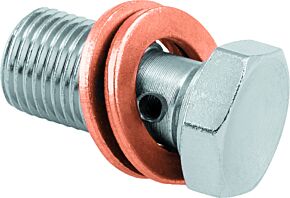 TwinPower TwinPower Twin Power Stainless Brake Fitting 7/16 Inch Banjo Bolt - 035958