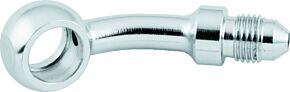 TwinPower TwinPower Twin Power Stainless Brake Fitting 7/16 Inch X AN3 35 Degree Banjo Adaptor - 035961