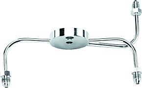TwinPower TwinPower Twin Power Stainless Junction Block Male AN3 Narrow Glide Custom - 035451