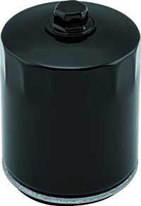 TwinPower TwinPower Twin Power Twin Cam and M8 Black Oil Filter With Nut Replaces H-D 63798-99 with Backflow Valve - 603615