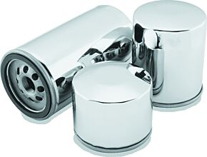 TwinPower TwinPower Twin Power Twin Cam and M8 Chrome Magnetic Oil Filter Replaces H-D 63798-99 with Backflow Valve - 603600