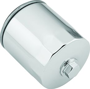 TwinPower TwinPower Twin Power Twin Cam and M8 Chrome Magnetic Oil Filter With Nut Rpls H-D 63798-99 w/ Backflow Valve - 603611