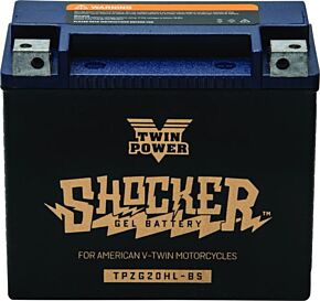 TwinPower TwinPower Twin Power YTX-20HL Shocker Gel Battery Replaces H-D 65989-97A 310 CCA - 781234