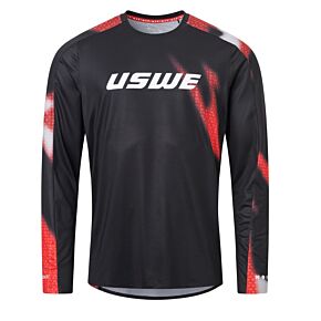 USWE USWE Kalk Off-Road Jersey Adult Flame Red - Medium - 80951021400105