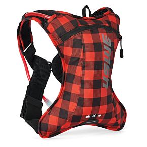 USWE USWE Outlander Hydration Pack 2L - Flannel Red/Black - 5202076048