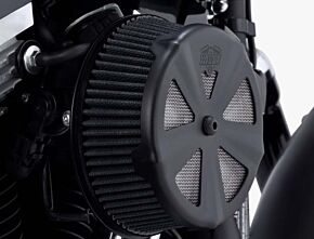 VANCE AND HINES Vance and Hines Vance & Hines Black Skullcap Crown Intake Cover - 71019