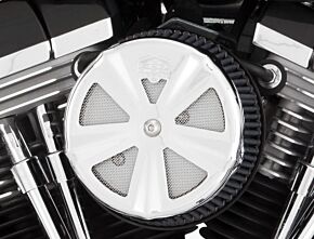 VANCE AND HINES Vance and Hines Vance & Hines Chrome Skullcap Crown Intake Cover - 71017