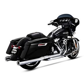 VANCE AND HINES Vance and Hines Vance & Hines HD Dresser Duals 17-22 HDr/Heatshield PCX Header Exhaust - 17351