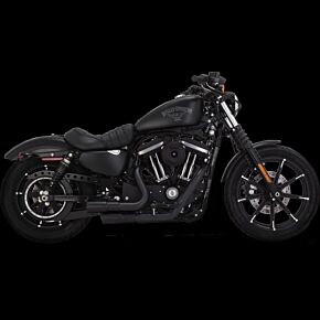 VANCE AND HINES Vance and Hines Vance & Hines HD Sportster 04-22 Mini Grenades Black PCX Full System Exhaust - 46374