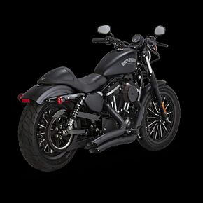 VANCE AND HINES Vance and Hines Vance & Hines HD Sportster 14-22 Big Radius 2-2 Black PCX Full System Exhaust - 46367