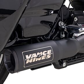VANCE AND HINES Vance and Hines Vance & Hines HD Touring 17-22 HO 2-1 Black Full System Exhaust - 47321