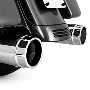 VANCE AND HINES Vance and Hines Vance & Hines HD Touring 95-16 Torquer 450 Chrome Slip-On Exhaust - 16673