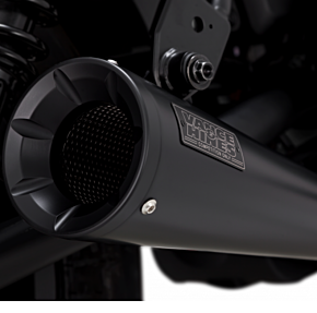 VANCE AND HINES Vance and Hines Vance & Hines HONDA 17-20 Rebel S/O Black Slip-On Exhaust - 48421