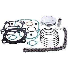 Vertex Pistons Vertex Pistons 06-14 TRX 450 ER/06-09 TRX 450 R Top End Piston Kit - VTKTC23549A