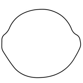 Vertex Pistons Vertex Pistons 87-07 CR 125 R Clutch Cover Gasket - 817252