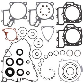 Vertex Pistons Vertex Pistons Vertex Gaskets 05-11 Kawasaki KVF750 Brute Force Complete Gasket Kit w/ Oil Seals - 811881