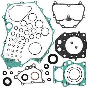 Vertex Pistons Vertex Pistons Vertex Gaskets 09-14 Honda TRX420 FA IRS Complete Gasket Kit w/ Oil Seals - 811947