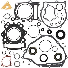 Vertex Pistons Vertex Pistons Vertex Gaskets 09-14 Yamaha YFM550 Grizzly Complete Gasket Kit w/ Oil Seals - 811946