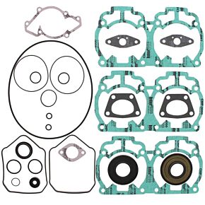 Vertex Pistons Vertex Pistons Vertex Gaskets 1999 Ski-Doo MX Z 600 Complete Gasket Kit w/ Oil Seals - 711235