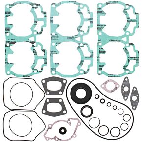 Vertex Pistons Vertex Pistons Vertex Gaskets 2001 Ski-Doo Formula 500/DLX LC Complete Gasket Kit w/ Oil Seals - 711256