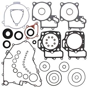 Vertex Pistons Vertex Pistons Vertex Gaskets 2012 Kawasaki KVF750 Brute Force Complete Gasket Kit w/ Oil Seals - 811366
